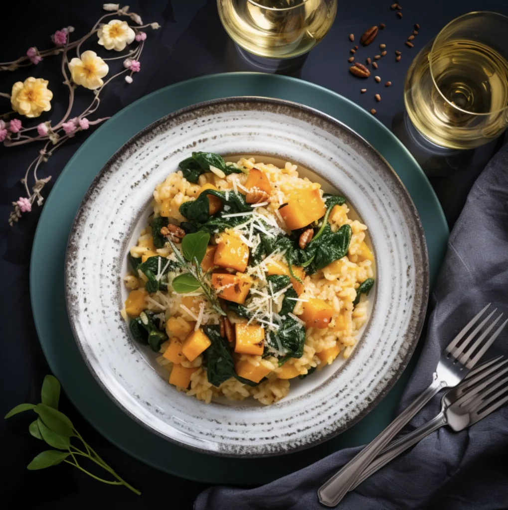 Butternut squash risotto